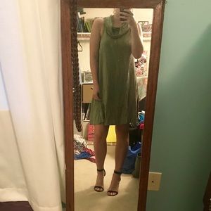 Light olive green dress